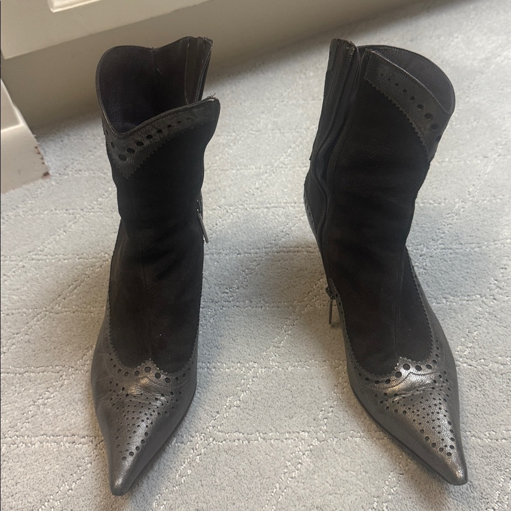 Donald Pliner high style cowgirl bootie.